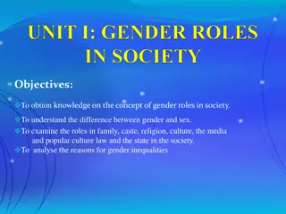 Gender Roles in Society: An Analytical Examination