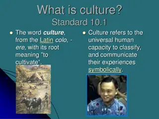Culture: Elements and Significance in Society