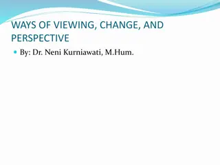 Cultural Perspectives and Change