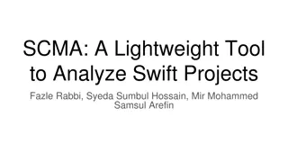 Analyze Swift Projects with SCMA: Lightweight Tool Overview