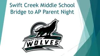Explore Bridge to AP Program at Swift Creek Middle School