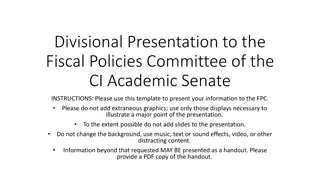 Fiscal Policies Committee Presentation