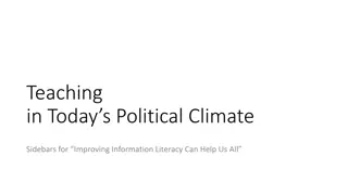 Improving Information Literacy in Today's Political Climate with Sidebars