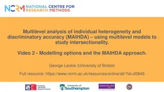 Intersectionality in Multilevel Analysis