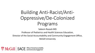 Implementing Anti-Racist Educational Programs