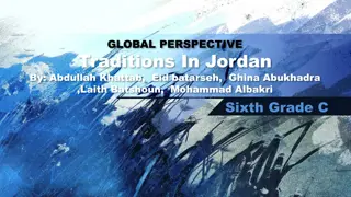 Jordanian Traditions: Eidiyah and Dabke Insights