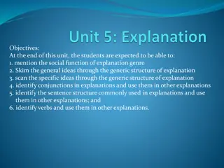 Explanation Text: Structure, Features, and Analysis