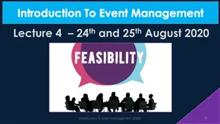 Feasibility Study in Event Management: The Key to Successful Planning