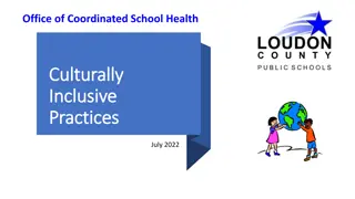 Culturally Inclusive Practices in Educational Environments