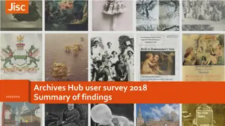 Archives Hub User Survey 2018: Summary and Analysis