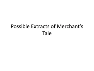 Insights into the Merchant's Tale: Marriage, Irony, and Human Nature