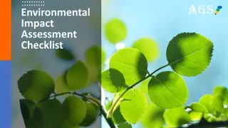Environmental Impact Assessment Checklist Overview