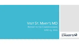 Visit St. Mary's Tourism Development Plan