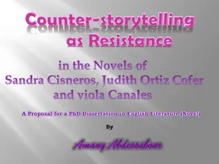 Latino-American Literature: Voices in Novels by Cisneros, Ortiz Cofer, and Canales