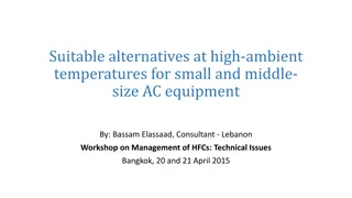 AC Equipment Alternatives for High Ambient Temperatures