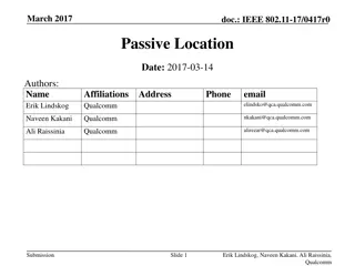 Passive Location Methodology for IEEE 802.11az