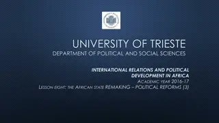 Democratic Principles and Political Reforms in Africa
