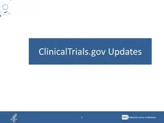 ClinicalTrials.gov Updates and Modernization Efforts