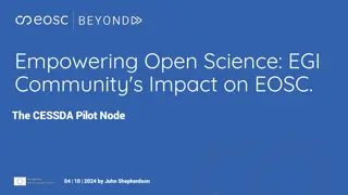 Impact of EGI Community on EOSC Integration and User Stories