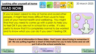 Tips for Maintaining Mental and Physical Health at Home During Isolation