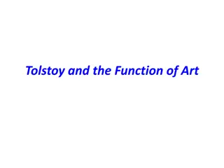 Tolstoy's Views on Art and Humanity