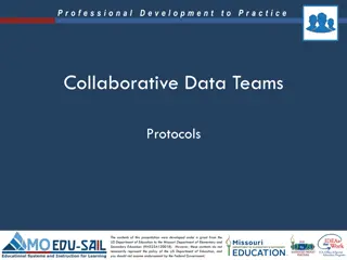 Effective Practices in Collaborative Data Teams: Protocols and Outcomes