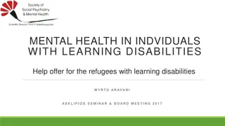 Supporting Refugees with Learning Disabilities: Mental Health Initiatives in Greece