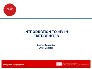 HIV Emergencies: IFRC Guidelines and Training in Jakarta