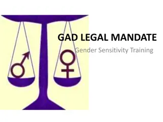Gender Sensitivity Training in Legal Mandates: Understanding Socio-Cultural Framework