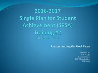 The Goal Pages for Academic Improvement