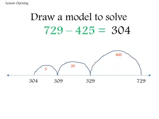 Subtraction Models for 3-Digit Numbers with Regrouping