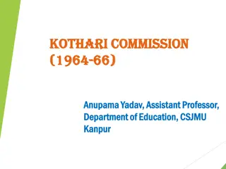 Kothari Commission 1964-66: Educational Reforms and Recommendations