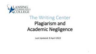 Plagiarism and Academic Negligence in Education