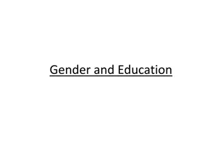 Gender and Education Overview Before 1870 - Pioneers in Education