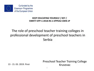 Preschool Teacher Training Colleges in Serbia: Professional Development Overview
