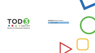 Detailed Module Content and NCEA Updates for 2022/2023
