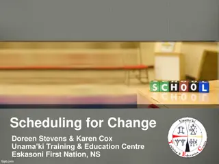 Innovative Course Scheduling for Student Success at Unama'ki Training & Education Centre