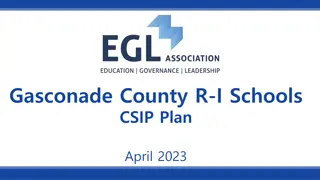 Gasconade County R-I Schools Continuous School Improvement Plan