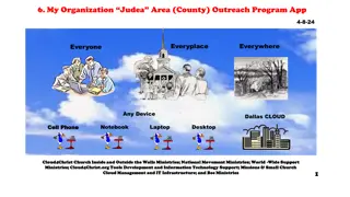 My Organization Judea Area County Outreach Program