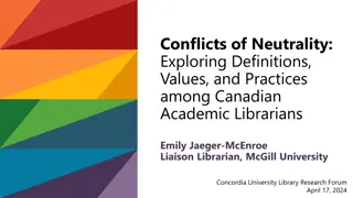 Exploring Neutrality Among Canadian Academic Librarians