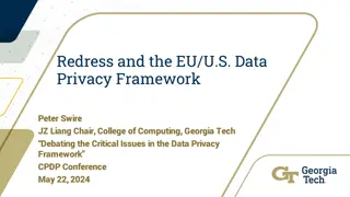 EU/U.S. Data Privacy Framework Redress Challenges and Constitutional Constraints