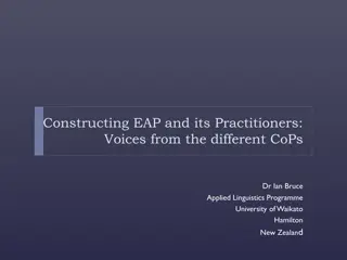 Voices of EAP Practitioners: Defining, Developing, and Understanding EAP