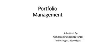 Portfolio Management for Financial Success