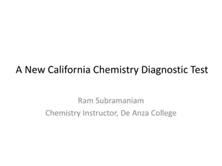 California Chemistry Diagnostic Test Overview