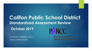 PARCC Assessments and NJ Student Learning Standards