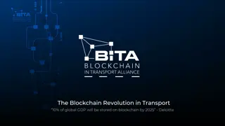 Blockchain Revolution in Transport: BiTA Alliance & Industry Standards