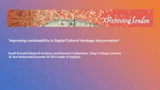 Enhancing Sustainability in Digital Cultural Heritage Interpretation