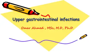 Overview of Upper Gastrointestinal Infections: Causes and Clinical Presentation