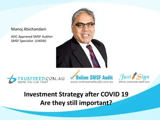 Investment Strategy for SMSFs Post COVID-19: Importance and Compliance Guidelines