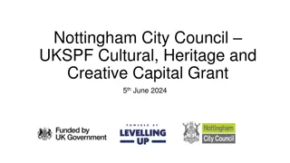 Nottingham City Council UKSPF Cultural Heritage Grant Information